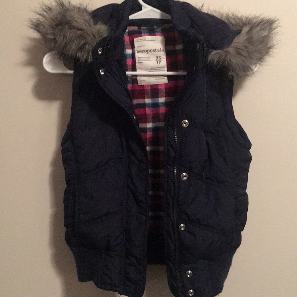 Hooded puffer vest